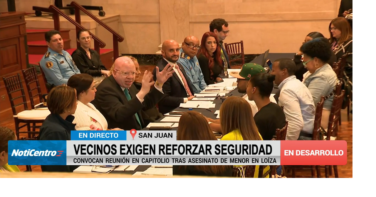 Líderes comunitarios se reúnen para hablar sobre la seguridad en Loíza