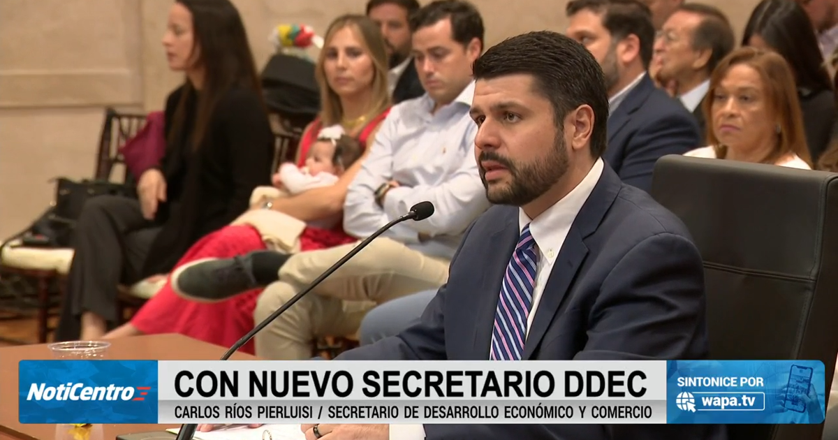 Senado confirma a Carlos Ríos Pierluisi como secretario del DDEC en medio de crisis institucional