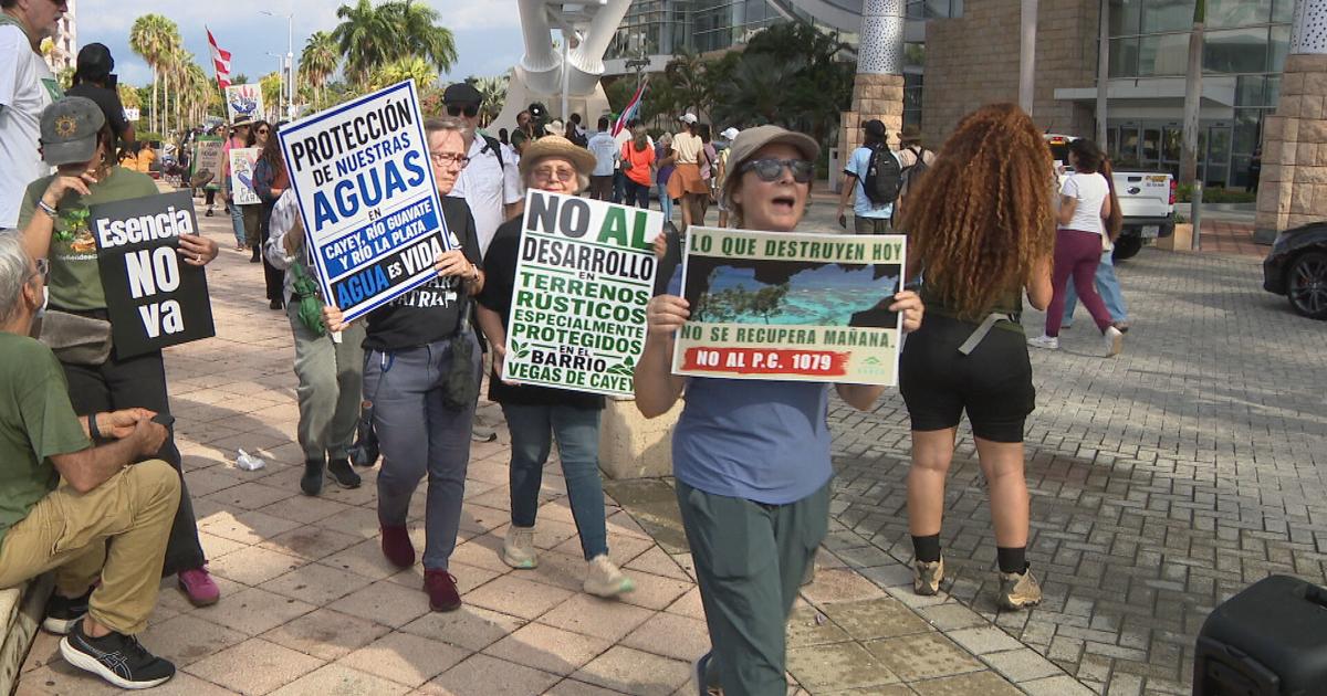 Más de 60 grupos protestan en San Juan contra "agenda de destrucción ambiental" del gobierno