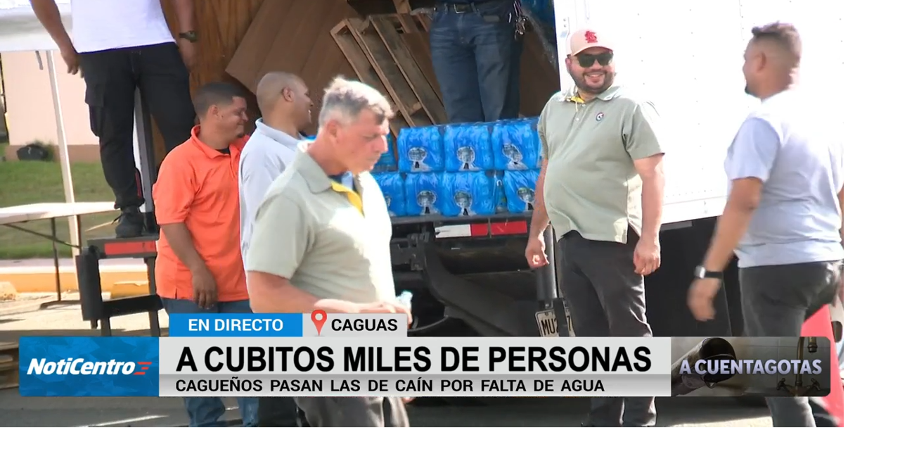 Miles de familias en Caguas sin agua; municipio distribuye agua en camiones cisterna