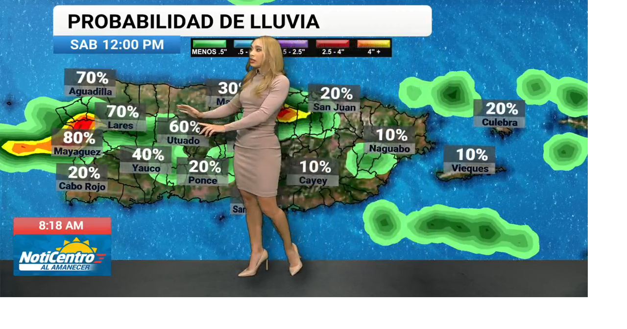 Vaguada provoca lluvias en Puerto Rico; se acerca onda tropical a mediados de semana