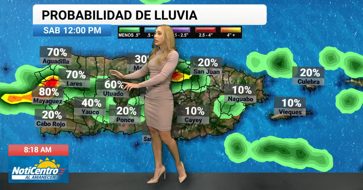 Vaguada provoca lluvias en Puerto Rico; se acerca onda tropical a mediados de semana