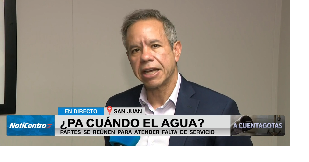 Alcalde de San Juan espera mejoras en servicio de agua en menos de una semana