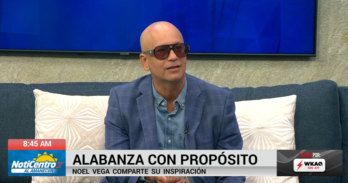 Noel Vega lleva mensaje de fe y reflexión en el inicio de la Semana Santa