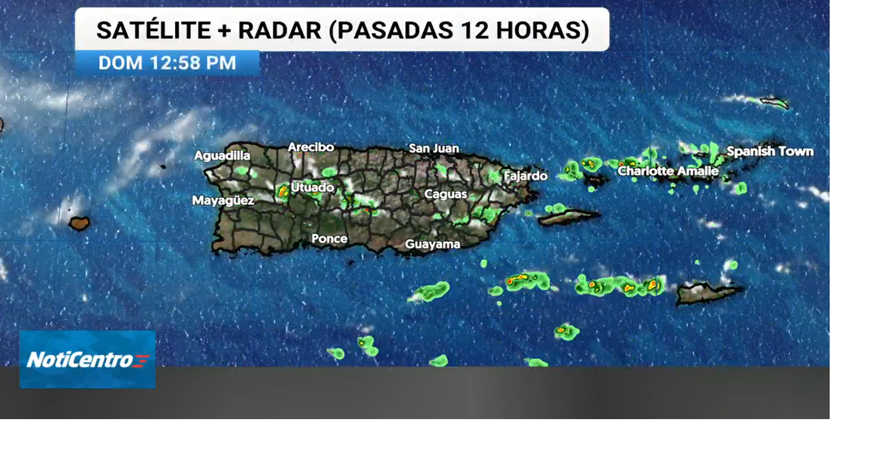 Débil onda tropical provoca pocas lluvias en Puerto Rico con temperaturas sobre 90°F