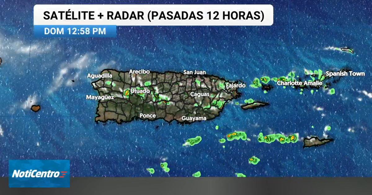 Débil onda tropical provoca pocas lluvias en Puerto Rico con temperaturas sobre 90°F