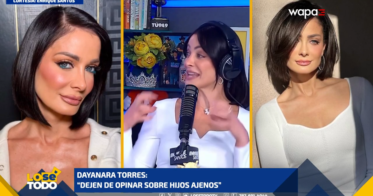 Dayanara Torres responde a críticas y pide respeto para los hijos de figuras públicas
