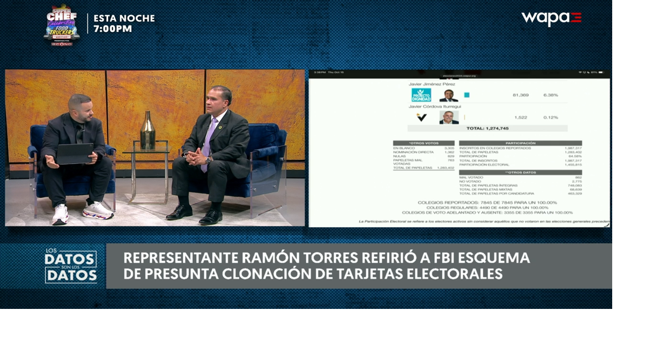 Controversia por presunta clonación de tarjetas electorales del PNP en Arecibo