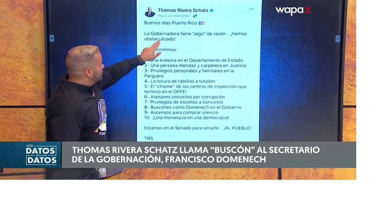 “Alguien va a ir preso”: Jay Fonseca tras nuevo mensaje de TRS contra la gobernadora