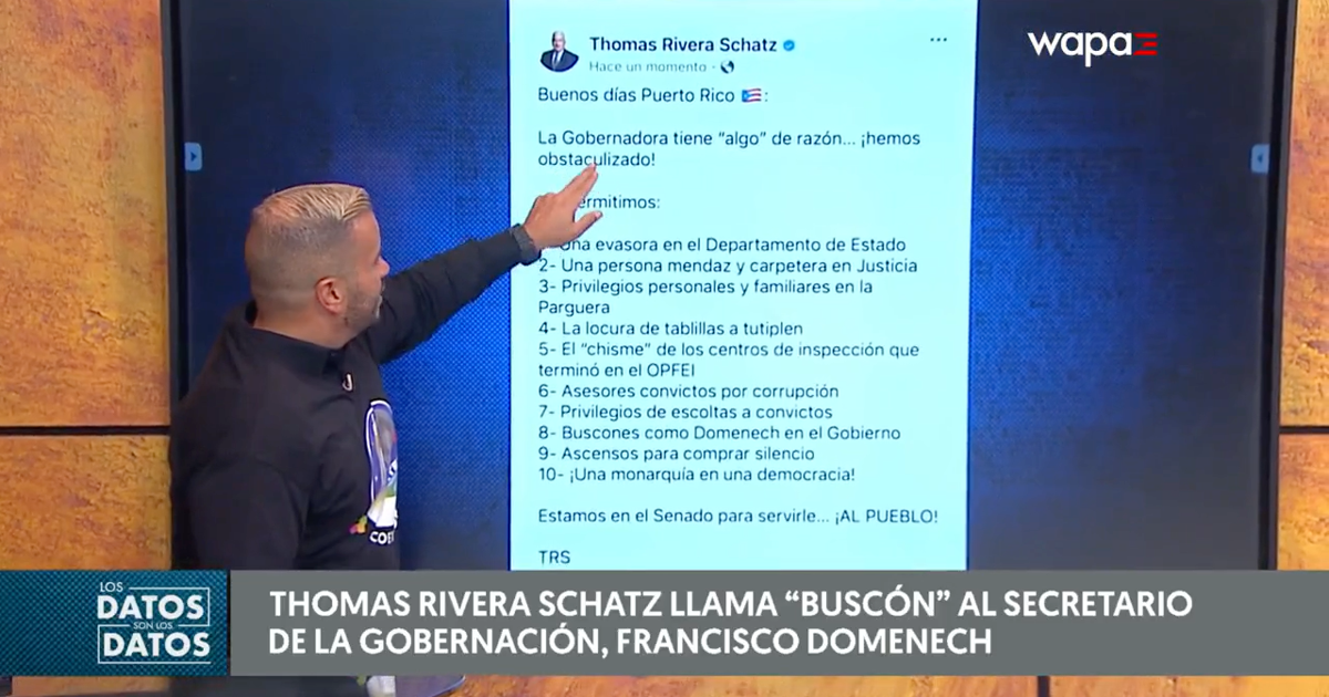 “Alguien va a ir preso”: Jay Fonseca tras nuevo mensaje de TRS contra la gobernadora