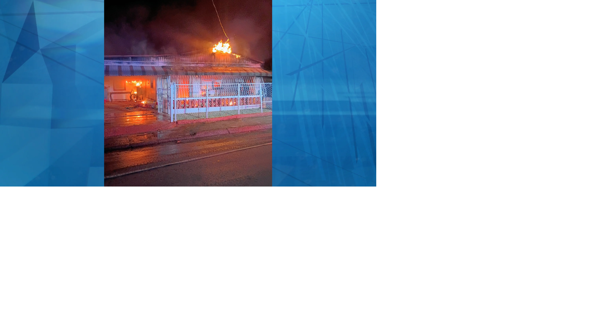 Incendio destruye hogar de anciano de 88 años en barrio Aguilita de Juana Díaz