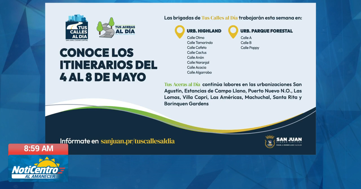 San Juan Ciudad Capital realizarán trabajos de repavimentación
