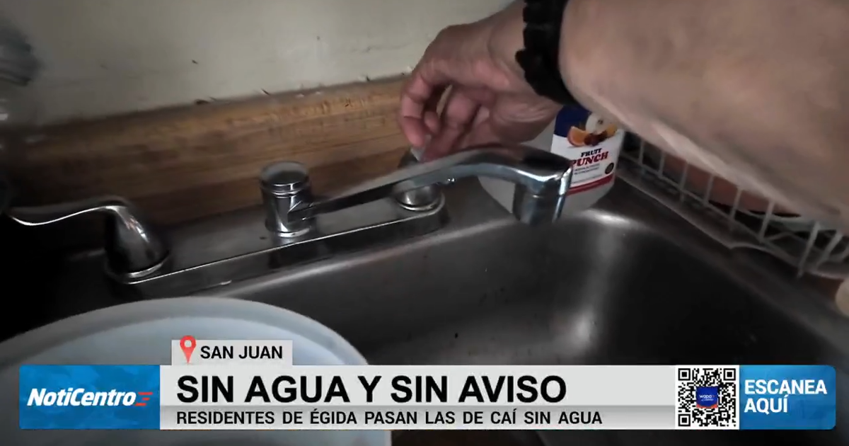 Residentes de égida en Ocean Park llevan tres días sin agua antes del racionamiento