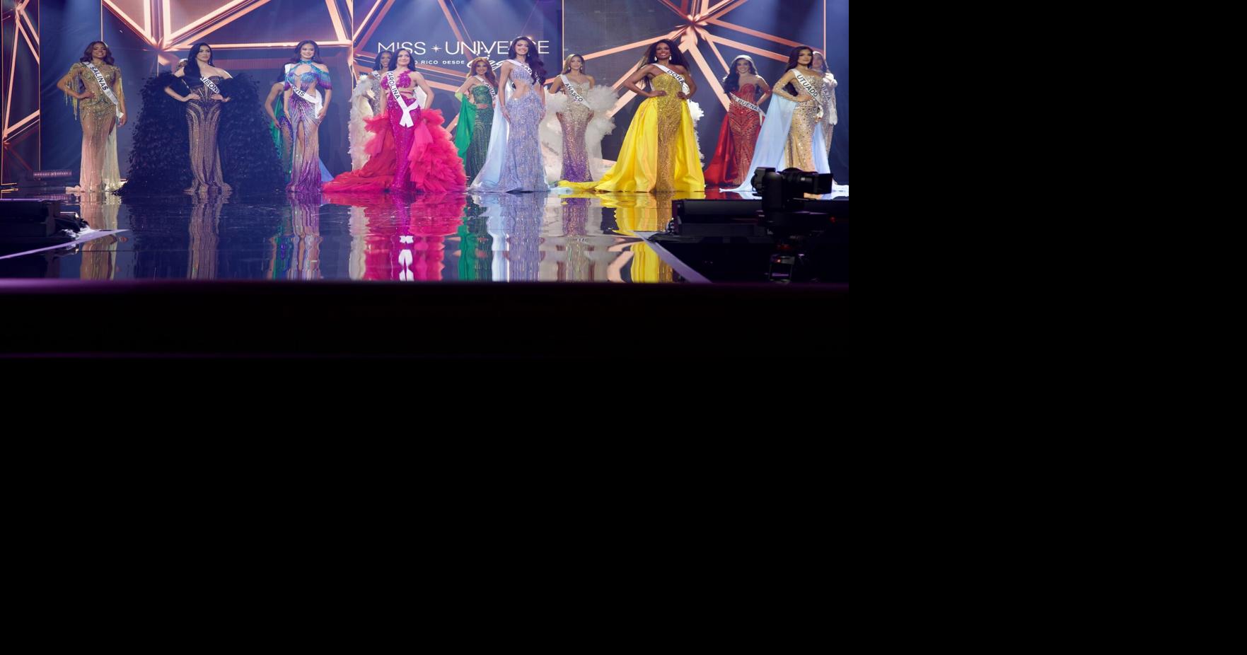 15 semifinalistas desfilan en traje de gala en Miss Universe Puerto Rico 2026