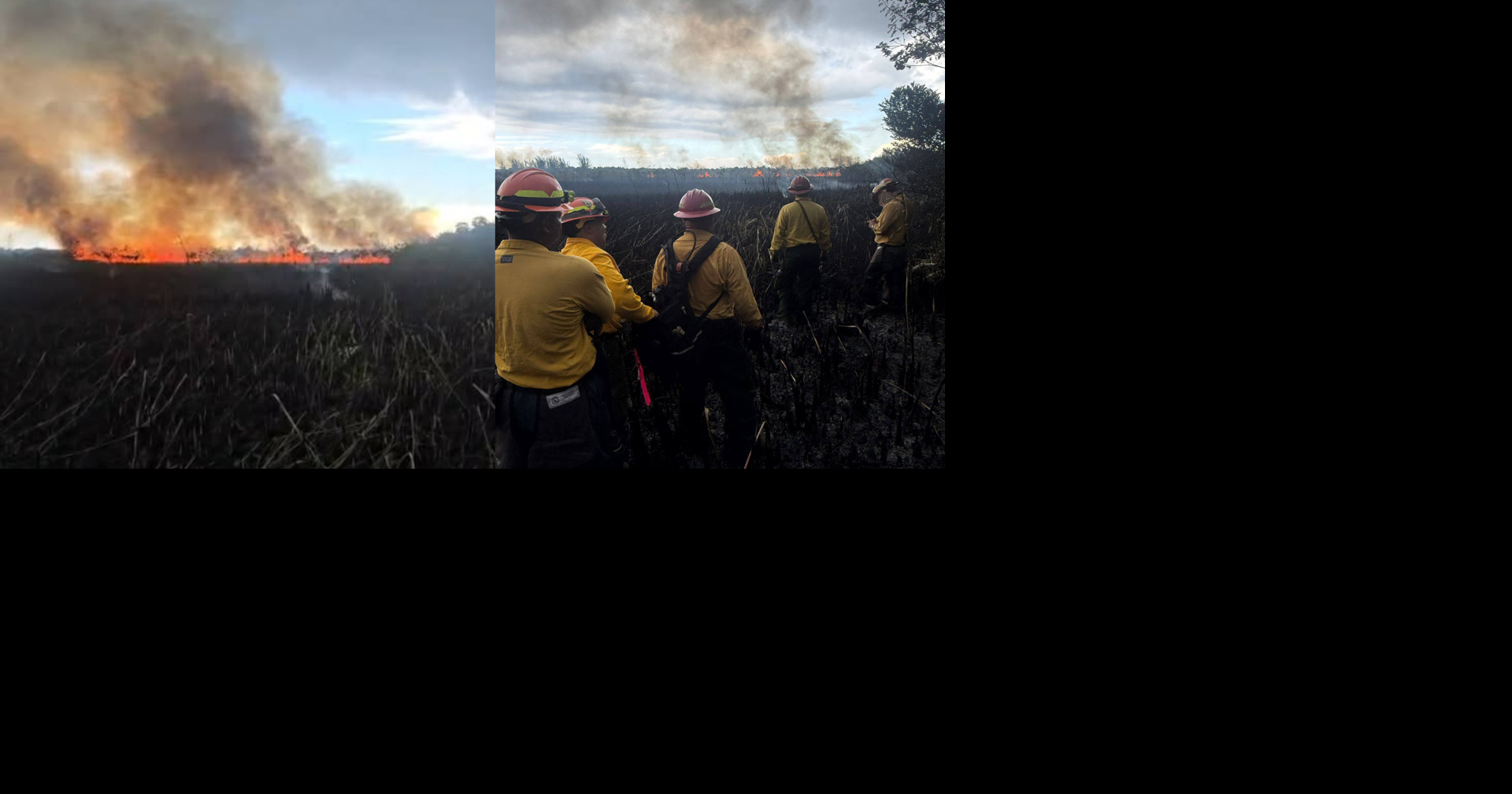 Reportan incendio forestal en Vega Baja; bomberos intentan extinguirlo