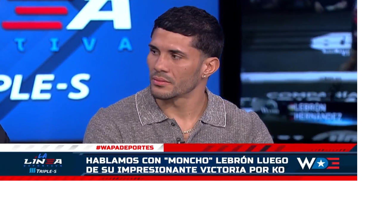 "Moncho" Lebrón se declara listo para nuevos retos tras victoria por nocaut