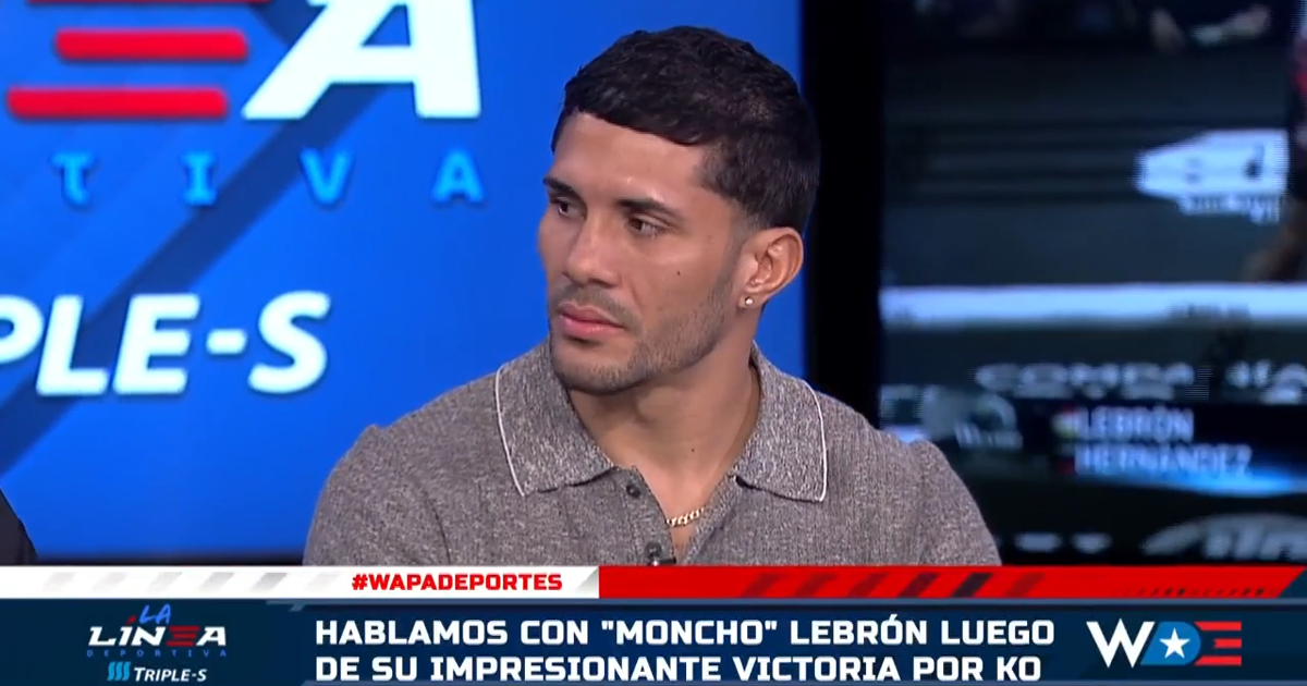 "Moncho" Lebrón se declara listo para nuevos retos tras victoria por nocaut