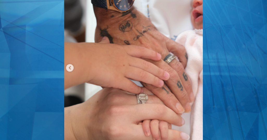 Marc Anthony y Nadia Ferreira anuncian el nacimiento de su hija Myla