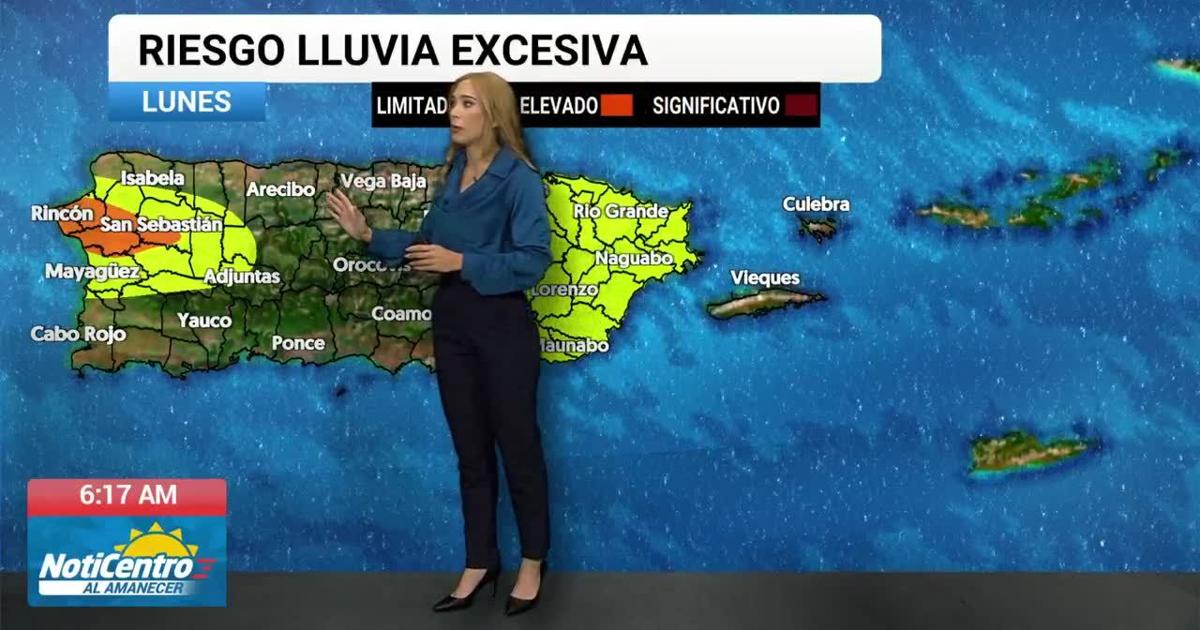 Tiempo: vaguada cercana genera aguaceros para el oeste, emiten riesgo de lluvia