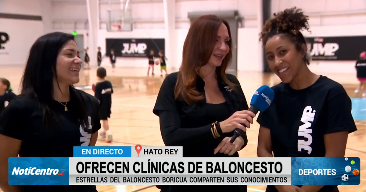 Estrellas del baloncesto boricua comparten sus conocimientos a los más pequeños