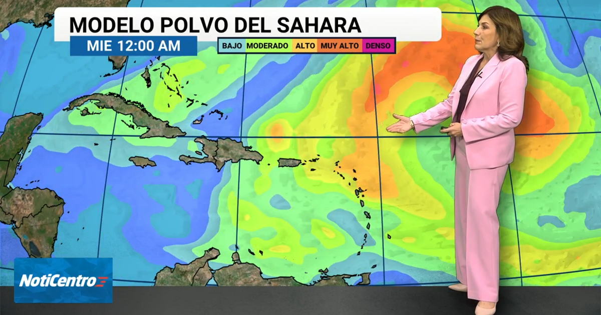 Lluvias disminuyen en Puerto Rico y nueva nube de polvo del Sahara llega el martes