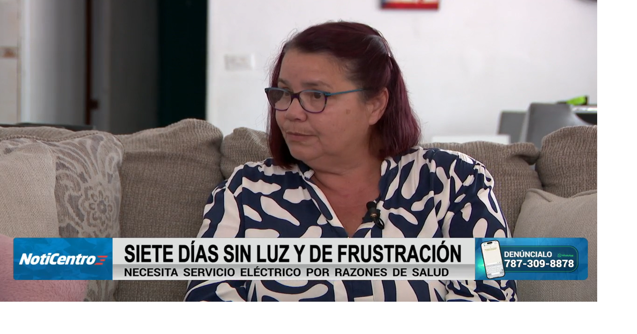 "No es justo": Mujer denuncia falta de energía eléctrica en su hogar