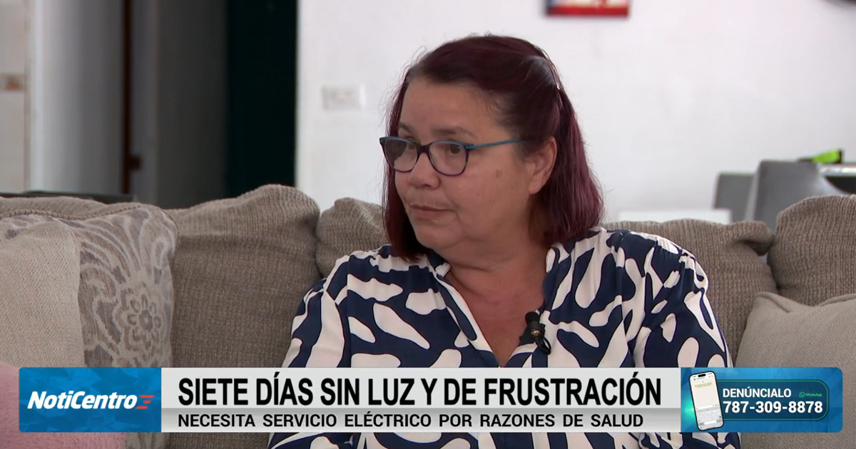 "No es justo": Mujer denuncia falta de energía eléctrica en su hogar