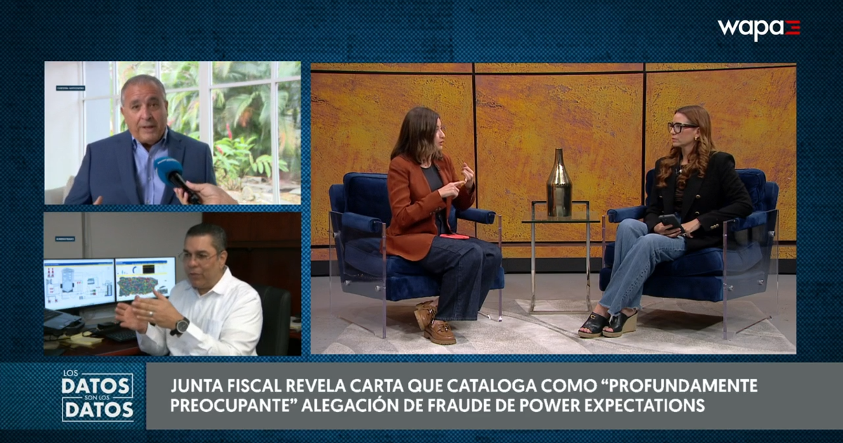 Junta Fiscal reitera cancelación del contrato de generación de Power Expectations por $5,900 millones