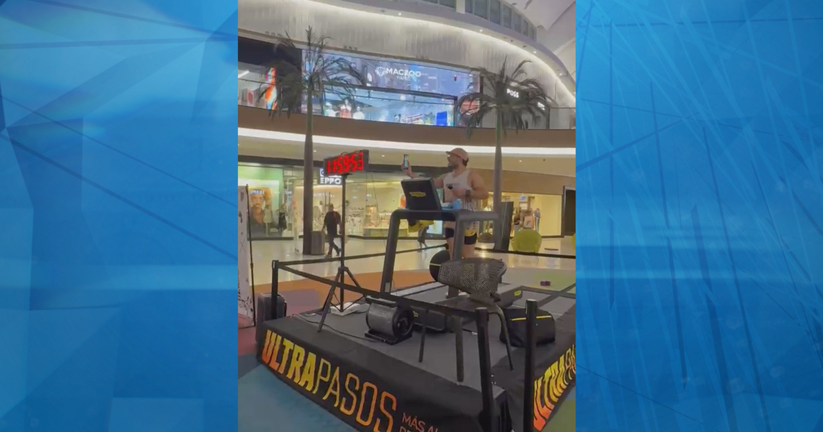 Triatleta corre 12 horas en trotadora en The Mall of San Juan y recauda $17,000 para niños maltratados