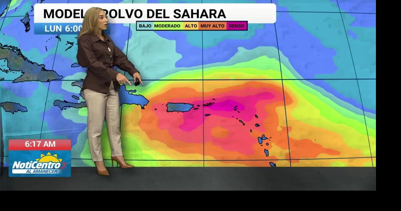 NWS emite advertencia de calor y alerta por polvo del Sahara en Puerto Rico