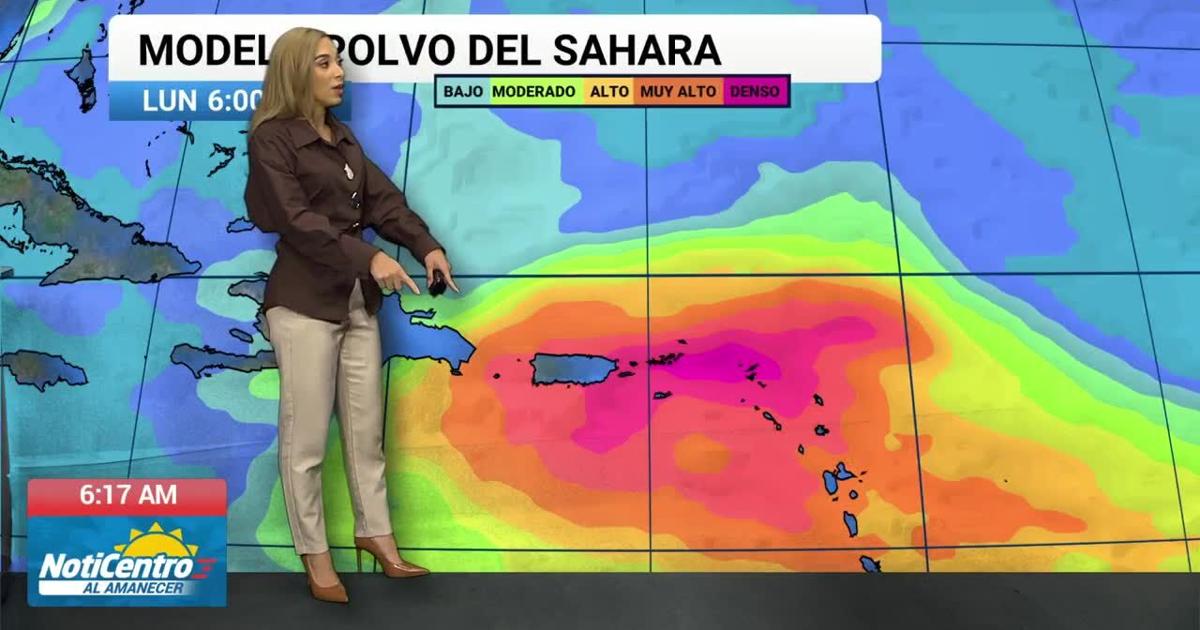NWS emite advertencia de calor y alerta por polvo del Sahara en Puerto Rico