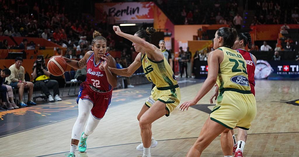 Puerto Rico cae 70-54 ante Australia en debut de la Copa del Mundo de FIBA femenino
