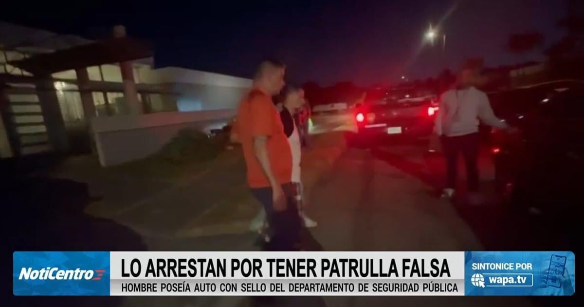 Arrestan a hombre por utilizar patrulla falsa en Toa Alta
