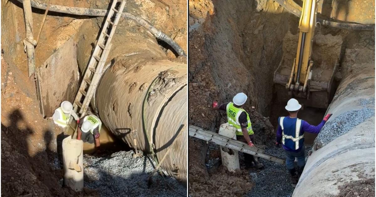 AAA repara avería en Superacueducto de Bayamón; 112 mil abonados sin agua