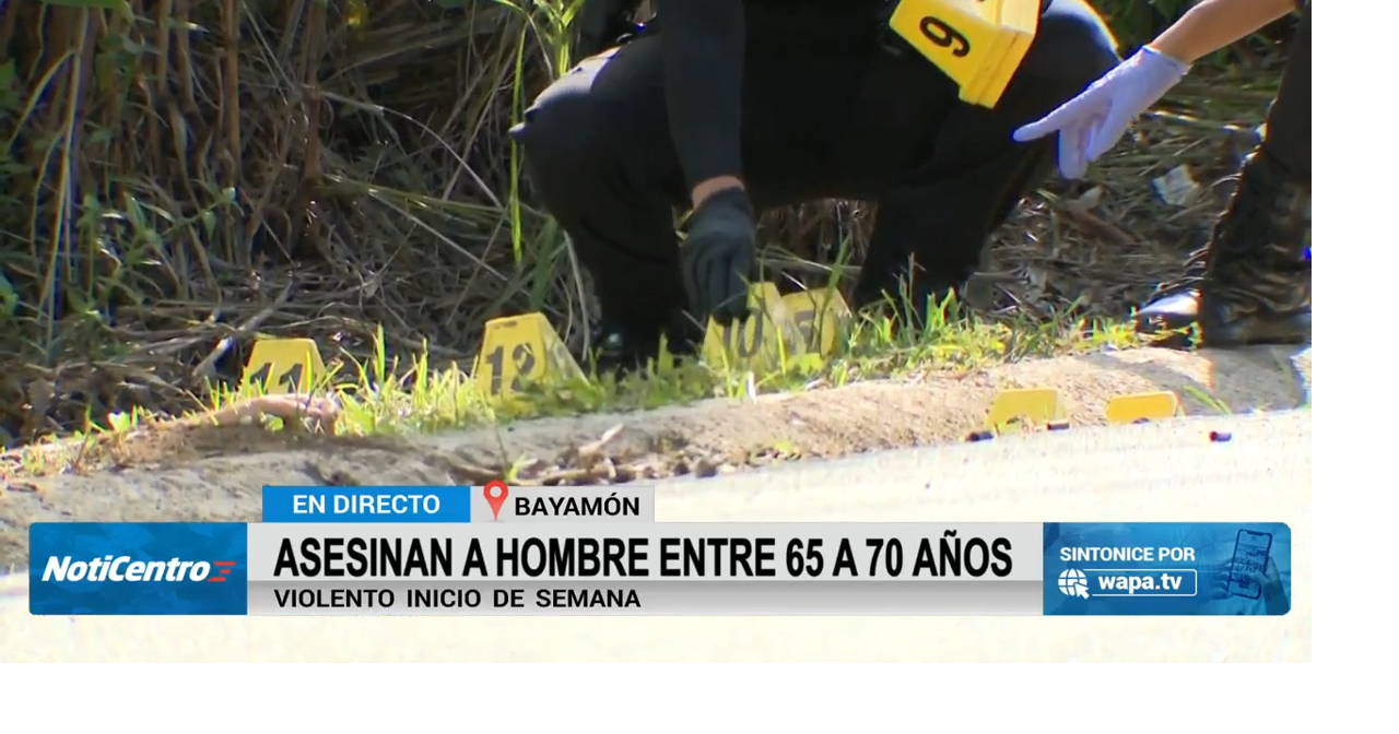 Asesinan a tiros a adulto mayor en carretera de Bayamón
