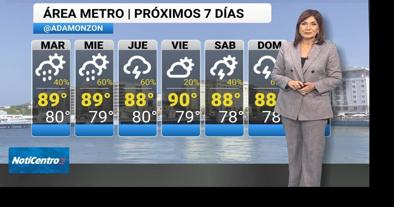 Onda tropical aumentará probabilidad de lluvia en Puerto Rico entre miércoles y jueves