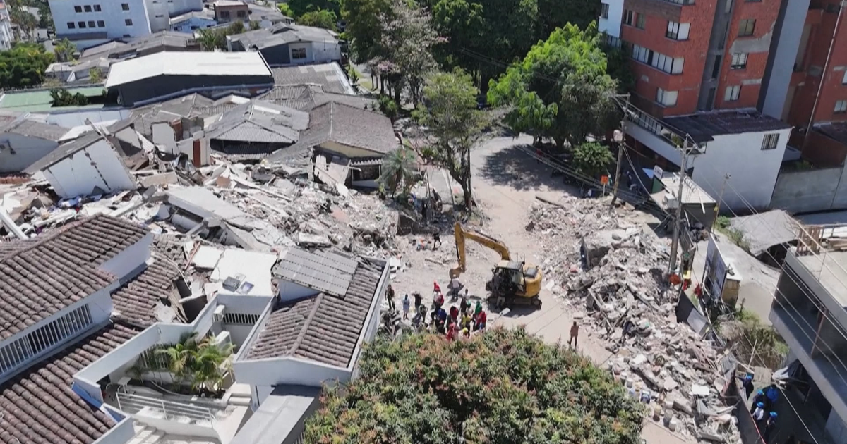 Sube a 281 la cifra de muertos en Colombia tras terremoto de magnitud 7.4