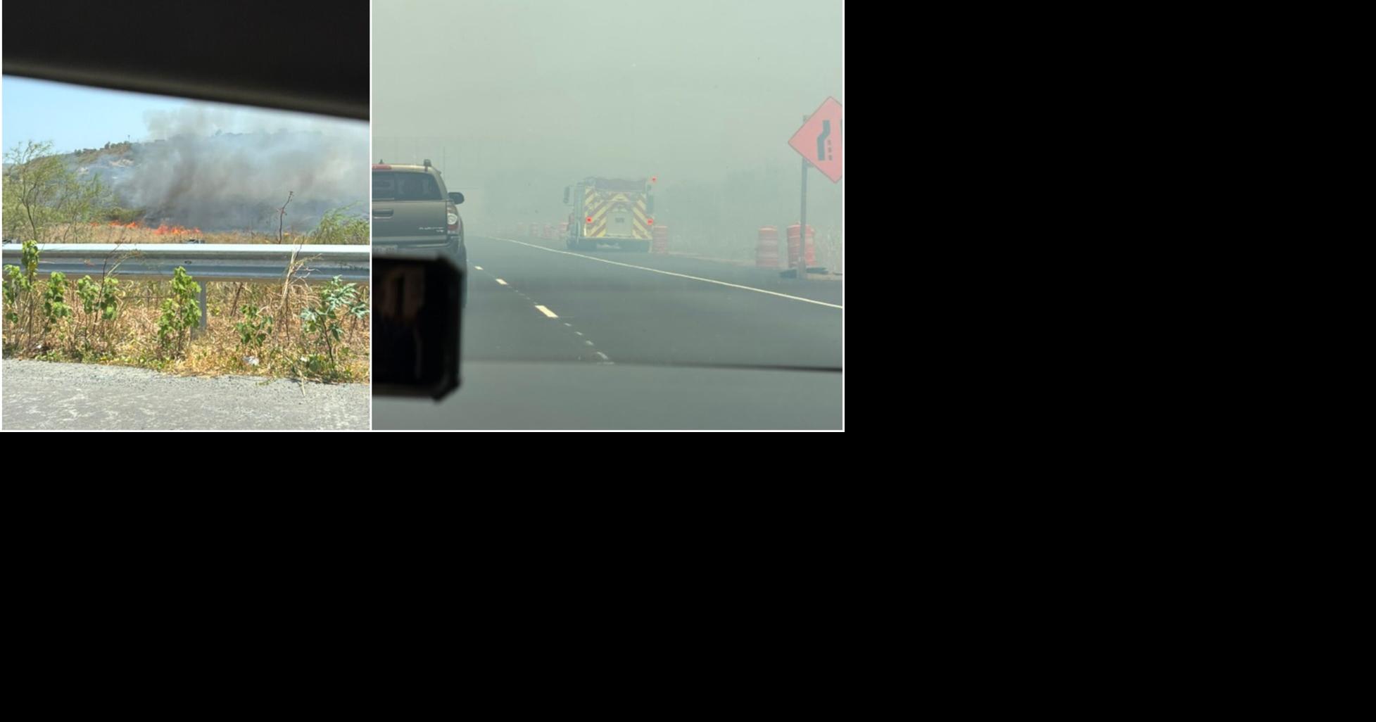 Se desata fuego forestal en finca de Guánica y cierran tramo de carretera