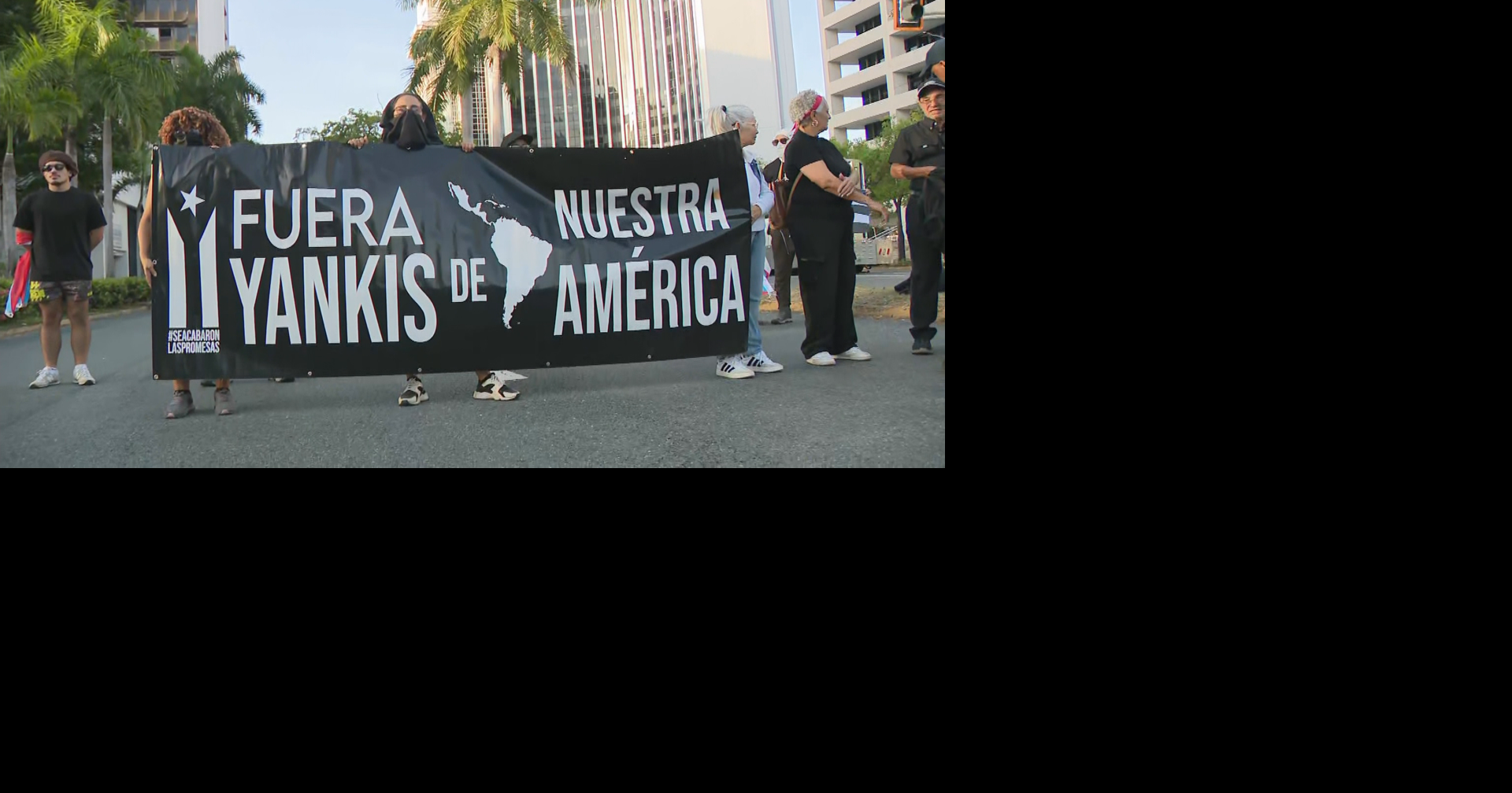 Jornada Se Acabaron Las Promesas protesta contra la JCF en la Milla de Oro