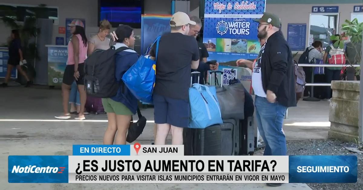 Posponen hasta mayo aumento de tarifas de ferrys entre las islas municipio