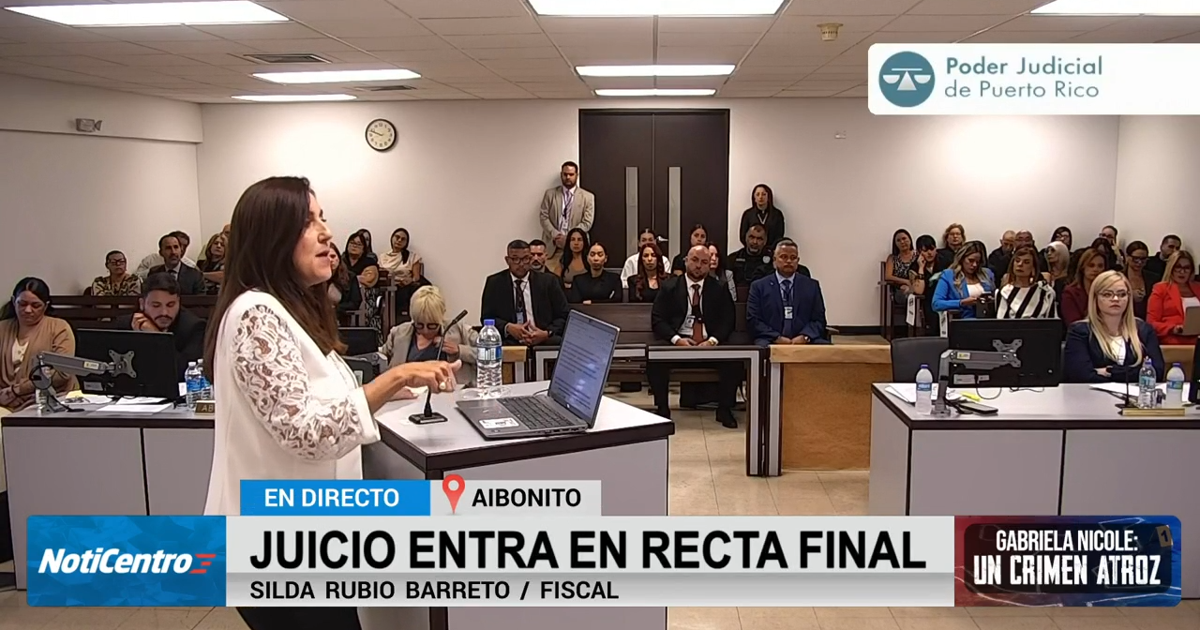 Juez imparte instrucciones al jurado en juicio contra Elvia Cabrera por asesinato en Aibonito
