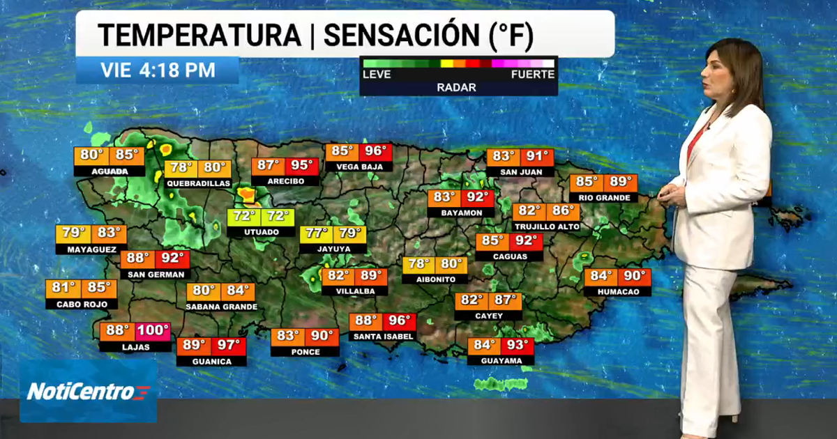 Tu Tiempo: Condiciones lluviosas y calurosas en la región