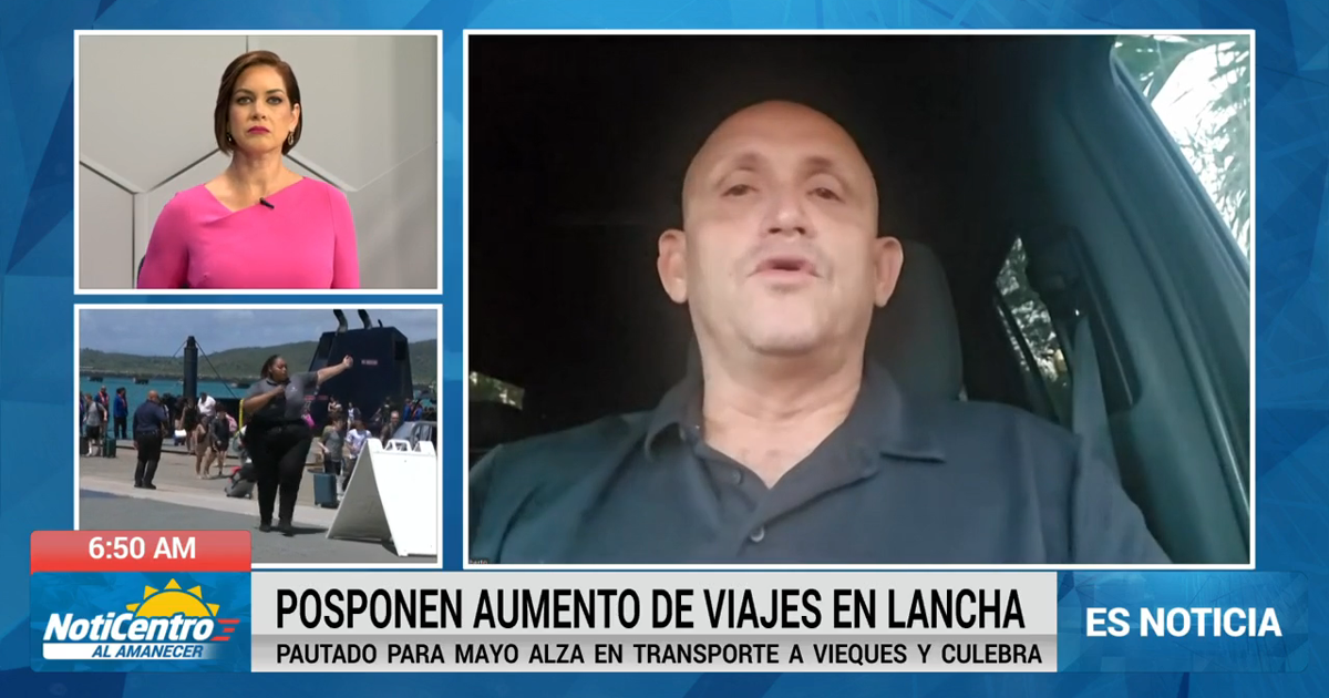 "Mucha preocupación", dice alcalde de Culebra tras incertidumbre por aumento en tarifas de lanchas