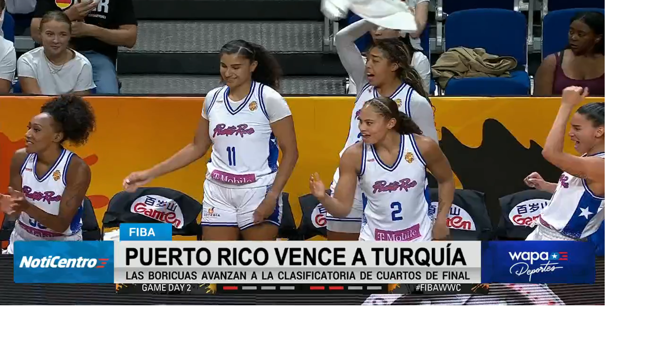 Puerto Rico vence a Turquía y avanza a clasificatoria de cuartos en Copa Mundial FIBA