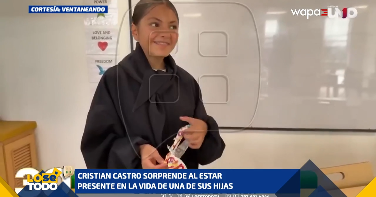 Cristian Castro sorprende al mostrarse presente en la vida de su hija
