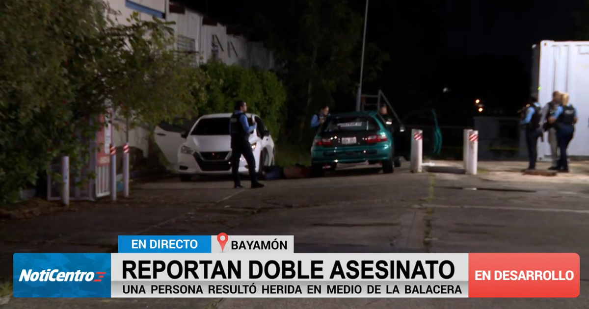 Reportan doble asesinato y un herido de bala en gasolinera en Bayamón