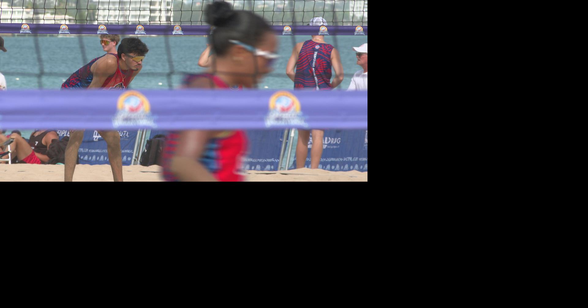 Más de 400 atletas compiten en el Caribbean Beach Volleyball Championship en Carolina