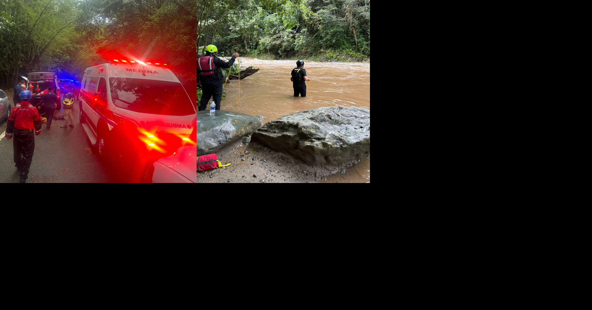 Rescatan a dos turistas en un río en Luquillo