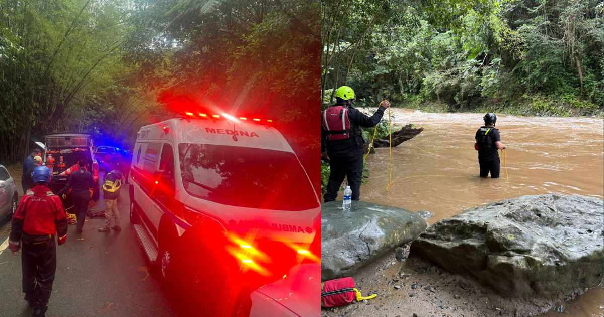 Rescatan a dos turistas en un río en Luquillo