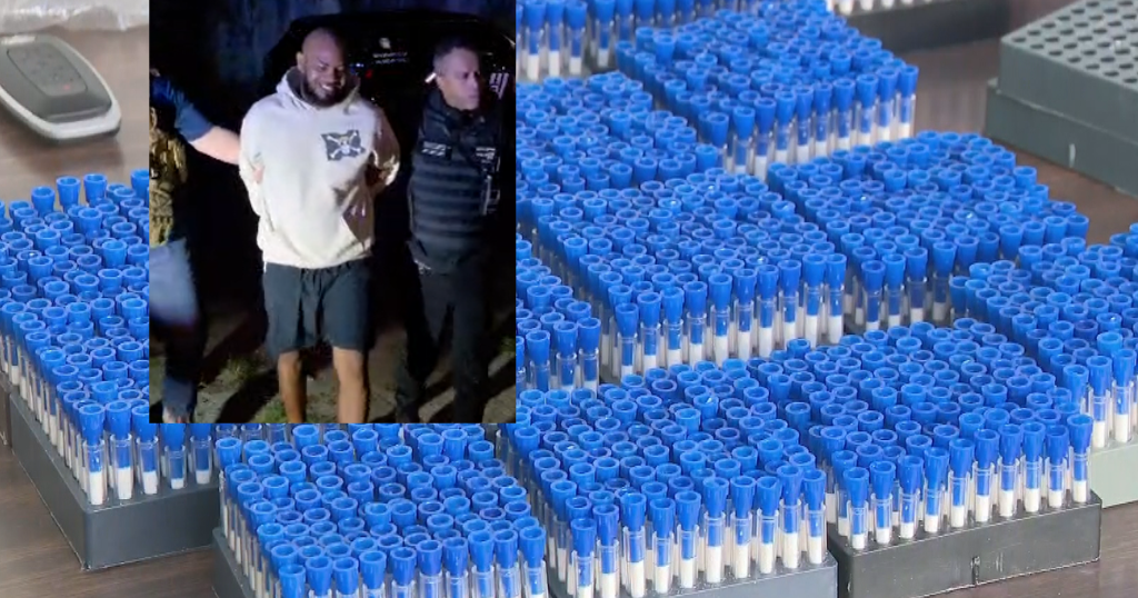 Sorprenden a presunto líder de punto con más de 2,000 cápsulas de crack